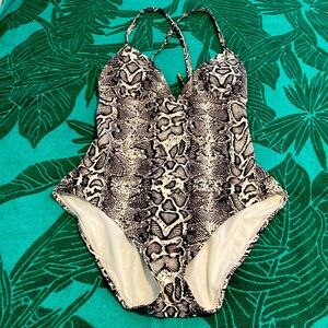 Tommy Bahama One Piece Snake Print Suit